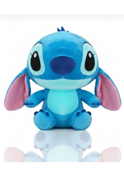 Stitch Peluş Oyuncak 30 Cm Yumuşak Hediyelik Sevimli Oyun Ve Uyku Arkadaşı Orta Boy Mavi