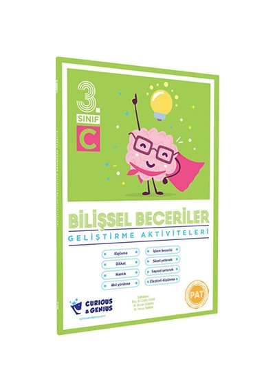 Curious&Genius Pat 3. Sınıf Bilişsel Beceriler Geliştirme Aktivite Seti