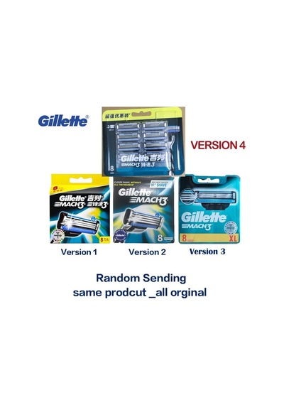 Gillette Mach3 Erkek Yüz Tıraş Bıçağı Güvenli Mach 3 Tıraş Yüz Jilet 8 Adet Manuel Sakal Tıraş Bıçağı