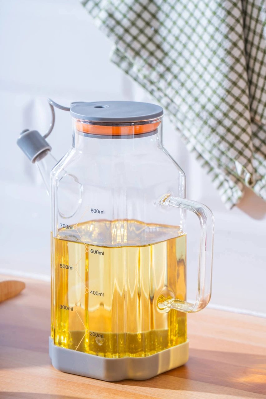 Acar Lume Cam Yağdanlık - 800 Ml Gri