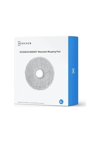 Yıkanabilir Paspas Pedleri 4 Adet Deebot X2 Omni/ T20 Omni/ T10 Omni/x1 Omni/x1 Turbo Serisi Robot Vakum Ve Paspas Temizleyici, Gri