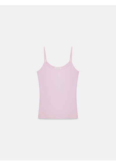Dilvin 20901 İnce Askılı Top-toz Pembe Toz Pembe