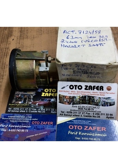 Endiksan Takosan Act 7124/58 Hararet Saati 63mm 24volt İveco