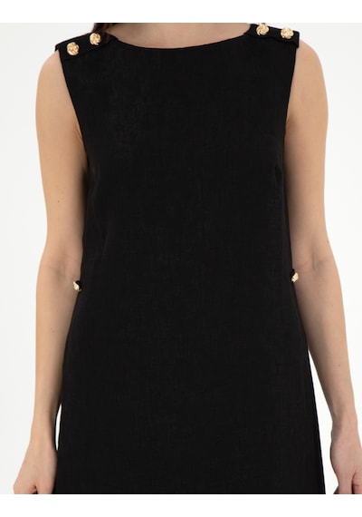 Pierre Cardin Kadın Siyah Elbise Dokuma 50305986-vr046 Siyah