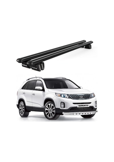 Pençe Kia Sorento Ara Atkı 2010-2014 Uyumlu Siyah Ara Atkı Port Bagaj Tavan Barı