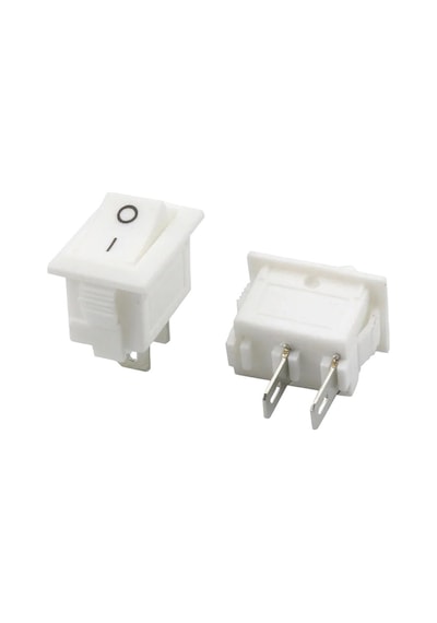 Ayt Ic-120b Mini Işıksız On Off 2 Pin Anahtar Beyaz Aç Kapa Buton Düğme 2.5x1.7 Mm