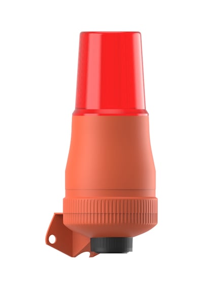 Mesan E14 Yanıp Sönen Ampul Buzzer Kırmızı 24Vdc Ms 4805.1.24Vdc