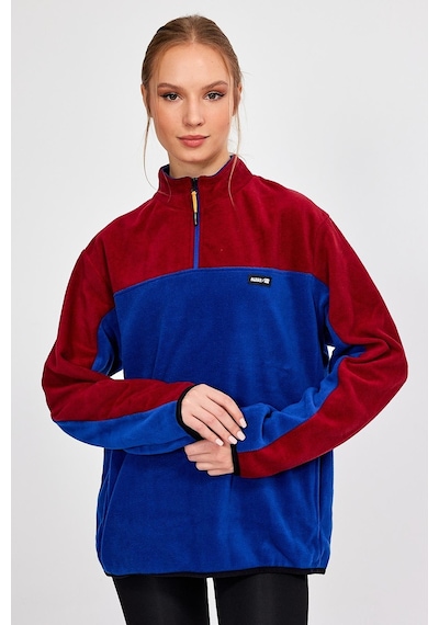 Alexandergardı Yarım Fermuarlı Oversize Polar E21-81100 001