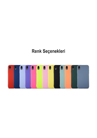 Apple Uyumlu iPhone XR Kapak İçi Kadife Lansman Silikon Kılıf