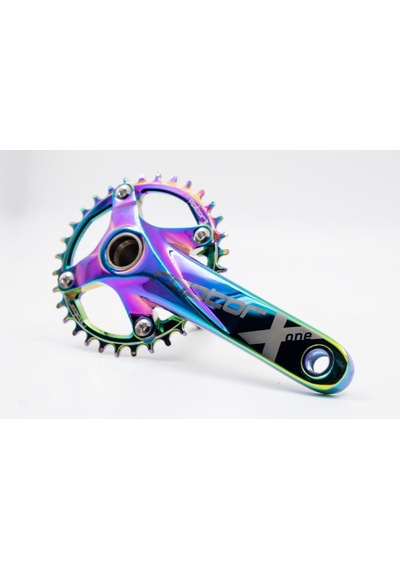 Kron Raptor Hollowtech Aynakol 32 Dişli - Rainbow Çok Renkli