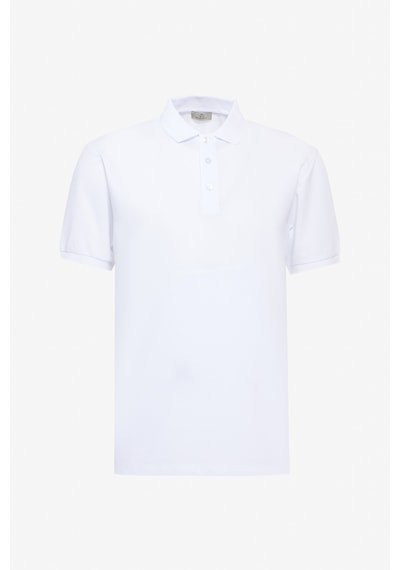 George Henry Çekmeyen Pamuklu Kumaş Slim Fit Dar Kesim Kıvrılmaz Polo Yaka Tişört Beyaz George Henry Çekmeyen Pamuklu Kumaş Slim Fit Dar Kesim Kıvrılmaz Polo Yaka Tişört Beyaz