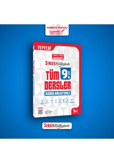 Sınav Yayınları 9. Sınıf Tüm Dersler Konu Anlatımlı