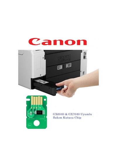 Canon Gx6040 Gx7040 Serisi Bakım Kutusu İçin Chip Mc-g01