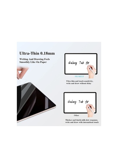 Galaxy Tab A7 T500 10.4 Inç Uyumlu Mat Ekran Koruyucu Kağıt Hissi Özel Çizim Ekranı Paper Like Cam