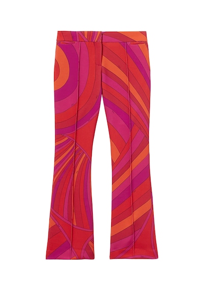 Pucci Iride Baskılı Sıfır Paça Pantolon Çok Renkli
