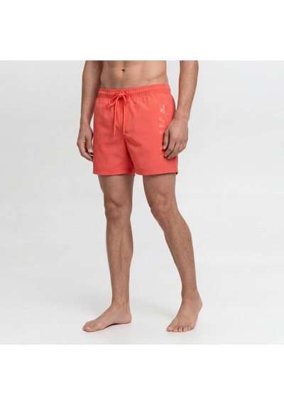 Jack & Jones Erkek Logo Detayli Normal Kalip - Maui - 12291391 Hot Coral