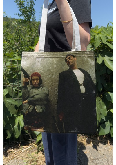 Zipzap Leon The Professional V5 Çift Taraflı Yazlık Kışlık Kanvas Baskı Bez Çanta