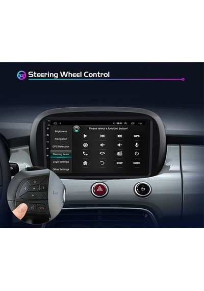 Fiat 500x Android Multimedya 2gb/32gb Carplay 9 İnc Hd Ips Ekran