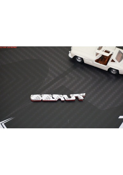 Audi Turbo Bagaj Krom Metal 3M 3D Bagaj Yazı Logo K (548529028)