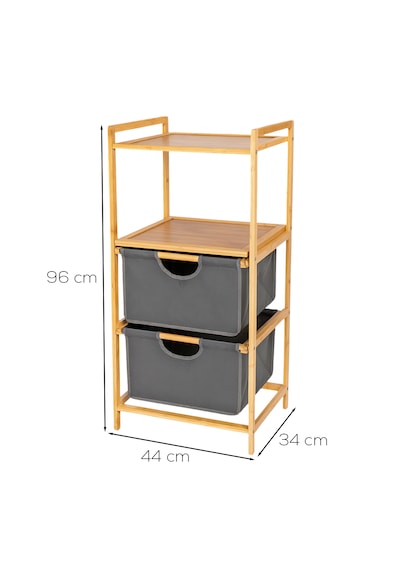 Porsima Pbt-714 Ahşap Bambu Banyo Mutfak Organizeri 3 Raflı Çok Amaçlı Banyo Mutfak Düzenleyici Organizer Banyo Mutfak Dolabı Sebzelik Organizeri Bambu