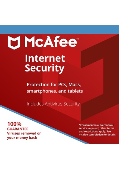 Mcafee İnternet Security - Limitsiz Cihaz 1 Yıl Abonelik Kodu Wi