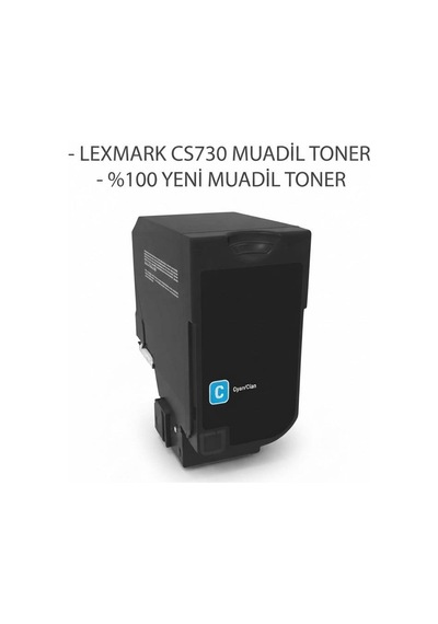 Lexmark Cs730 71c80c0 Mavi Uyumlu Toner 5k