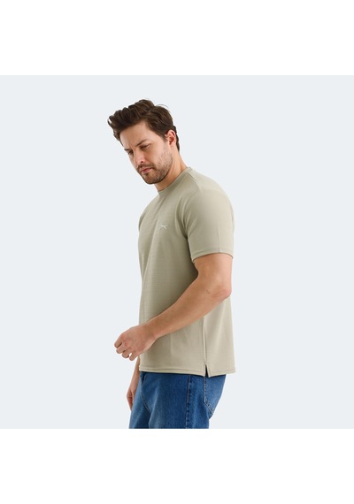 Slazenger BREEZE Erkek  Haki Tişört
