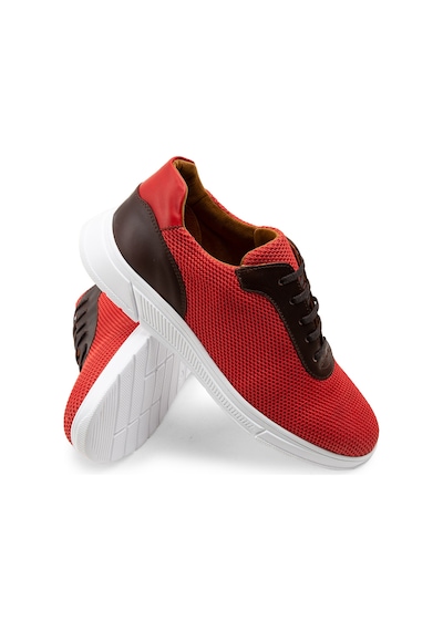 Deery Kırmızı Spor Sneaker Erkek Ayakkabı - 01879Mkrmc01 Kırmızı