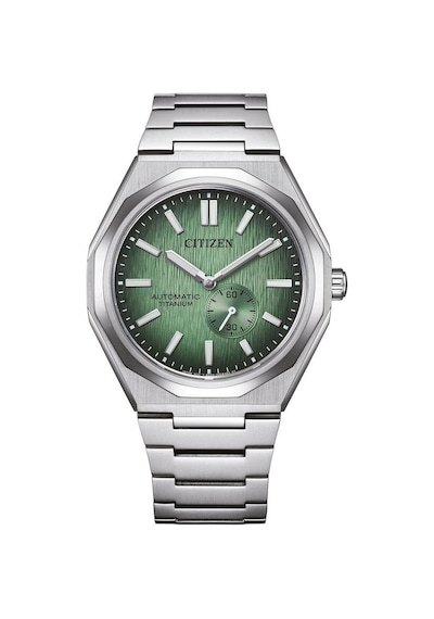 Citizen Zenshin 60 Super Titanium Small Seconds - Pine Green Nk5020-58x Otomatik Erkek Kol Saati Çok Renkli