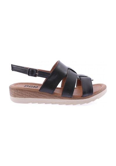Dgn 703-23y Kadin Bilekten Bağli Sandalet 703-2291-R1534 Siyah