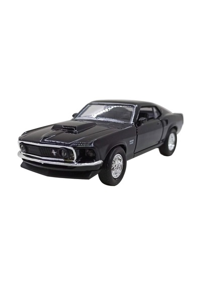 1 32 / 1 36 1969 Ford Mustang Boss Diecast Model Araba Siyah