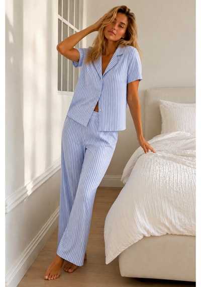 Norcia Sports Kadın Loose Kalıp Pamuklu Mavi Pijama Takımı Çok Renkli - 929323027 Çok Renkli - 929323027 Çok Renkli Norcia Sports Kadın Loose Kalıp Pamuklu Mavi Pijama Takımı Çok Renkli - 929323027 Çok Renkli - 929323027 Çok Renkli