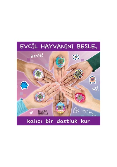 Tamagotchi Sanal Bebek Nostaljik Eğitici Dijital Evcil Hayvan Anahtarlıklı