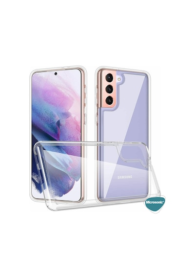 Microsonic Samsung Uyumlu Galaxy S22 Kılıf Transparent Soft