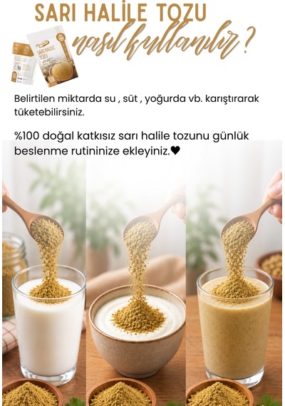 Sarı Halile Tozu 250 Gr Öğütülmüş Sarı Halile Meyvesi, İnce Toz Form, Bitkisel Ürün