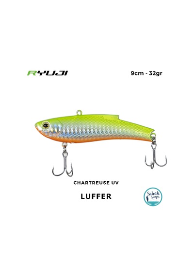 Ryuji Luffer Vibrasyon Jig 9cm 32gr Chartreuse Uv