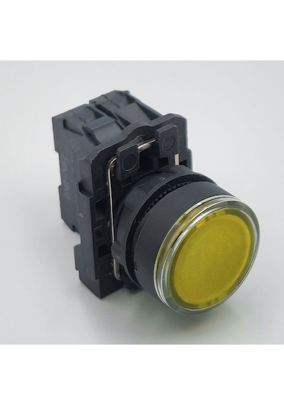Cat Aw3561-220v ,kontak-1a Sarı-220v Yaylı M22 Buton