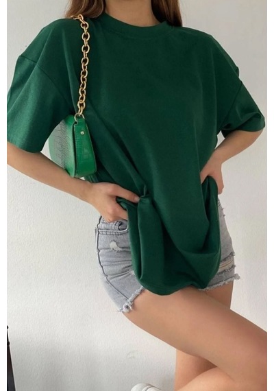 Uyguntarz Unisex Good Things Tasarım T-shirt Yeşil