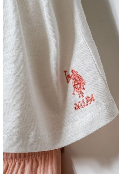 U.S. Polo Assn. U.s. Polo Assn Kız Bebek 2'li Takım Pudra-2521