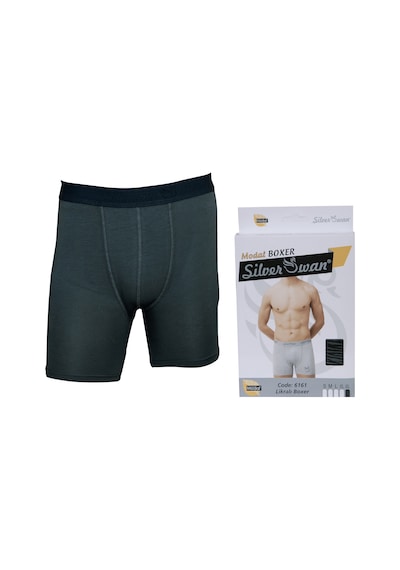 Silver Swan Modal Kumaş Füme Lüx Kutulu Boxer