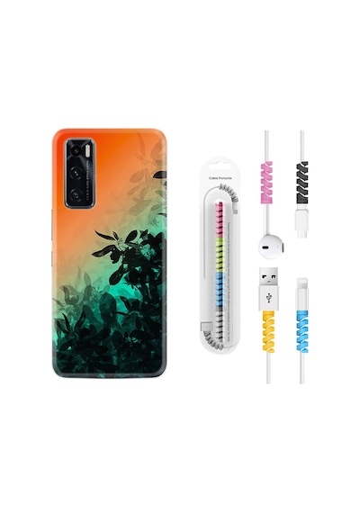 Vivo Y70 Kılıf Rasta Boyun Askılı Güzel Çiçekler 1712