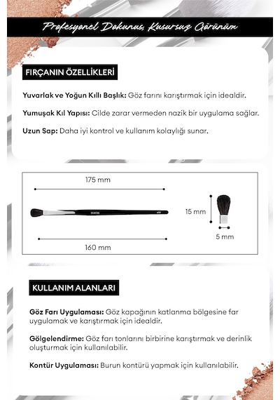 Far Karıştırma Fırçası Cre'ars Blending Brush 122