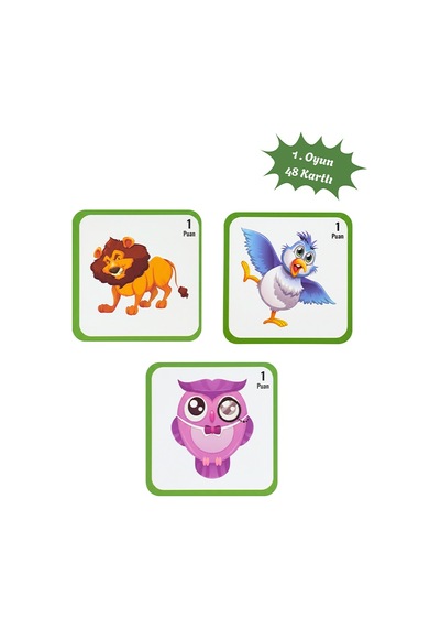 +3 Yaş Hayvanlar Hafıza Oyunu (moli Toys)