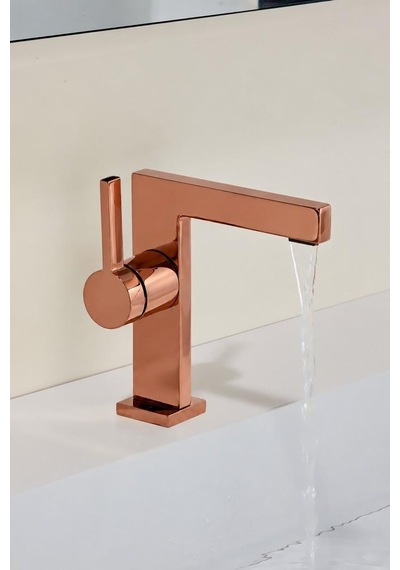 Sera Kısa Lavabo Bataryası Parlak Rose