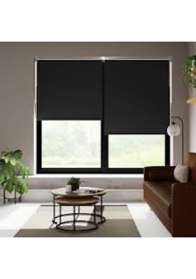 Siyah Blackout Karartma Stor Perde Siyah