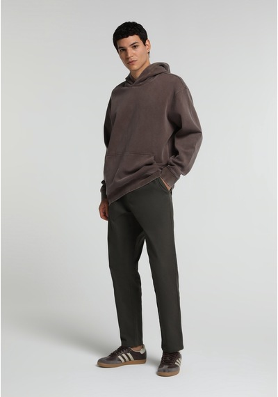 Colin's Colins Relaxed Fit Kapüşonlu Düz Erkek Kahverengi Sweatshirt Cl1081803 Q1.v1 Brw