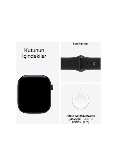 Apple Watch Series 12 GPS MJEL4TU/A 46 MM Akıllı Saat (Distribütör Garantili)