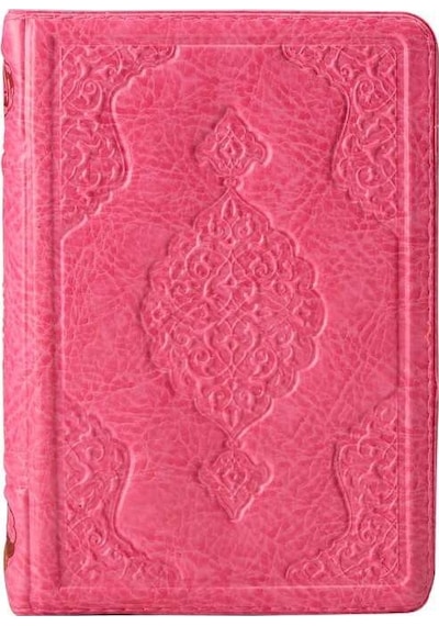 Hafız Boy Kur'an-ı Kerim (Pembe,  Kılıflı, Mühürlü, 2 Renk)