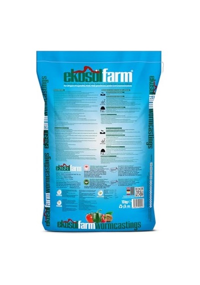 Organik%100 Solucan Gübresi Toz 10 Kg + 1 Litre Sıvı Organik Gübre 0,250