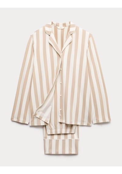 Marks & Spencer Soft Touch Desenli Pijama Takımı T37004631F Çok Renkli
